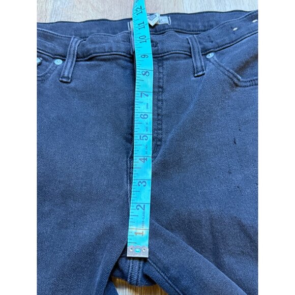 Madewell Womens Black Jeans Size 31 Mid-Rise Kick Out Flare - Picture 6 of 8
